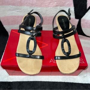 Aerosoles Black Sandals